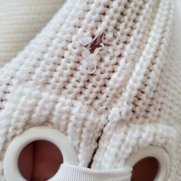 🔹️Willow & Clay Cream Grommet Lace up Sweater Large - Picture 11 of 11